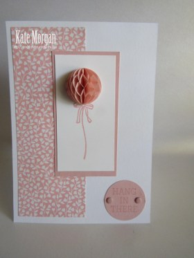 Love Blossoms Honeycomb Balloon #stampinup