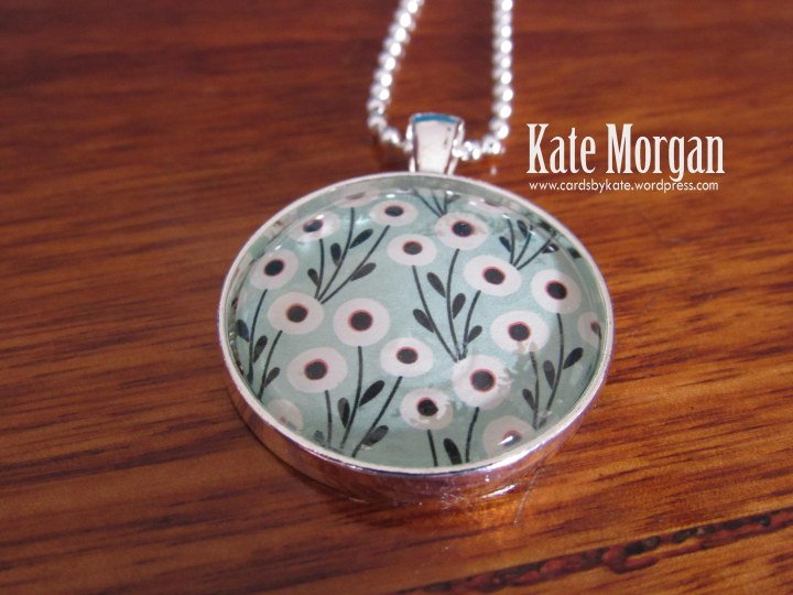 Pretty Petals Macaron Designer Costume Jewellery Necklace #stampinup @cardsbykate DIY