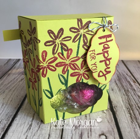 Easter Gift using Stampin' Ups Paint Play Stamp Set &amp; Pretty Label Punch by Kate Morgan, Independent Stampin Up Demonstrator Australia