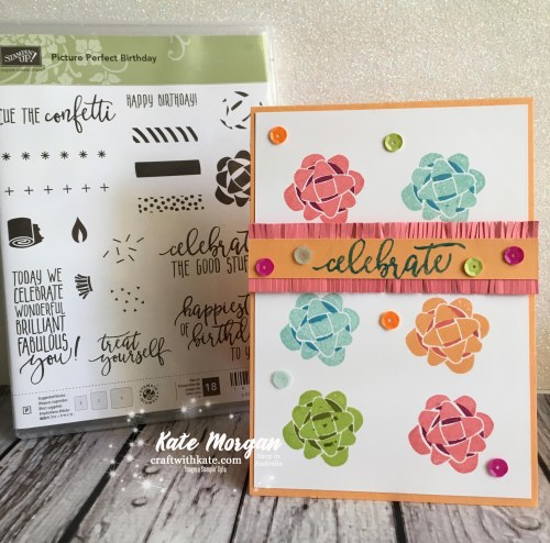 Celebrate with Picture Perfect Birthday, Stampin' Up! by Kate Morgan, Independent Demonstrator, Australia DIY