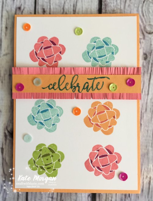 Celebrate with Picture Perfect Birthday, Stampin' Up! by Kate Morgan, Independent Demonstrator, Australia, DIY