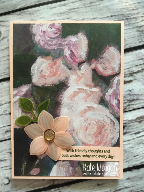 Floral Essence Perrenial Flower by Kate Morgan Stampin Up Australia 2019 pink