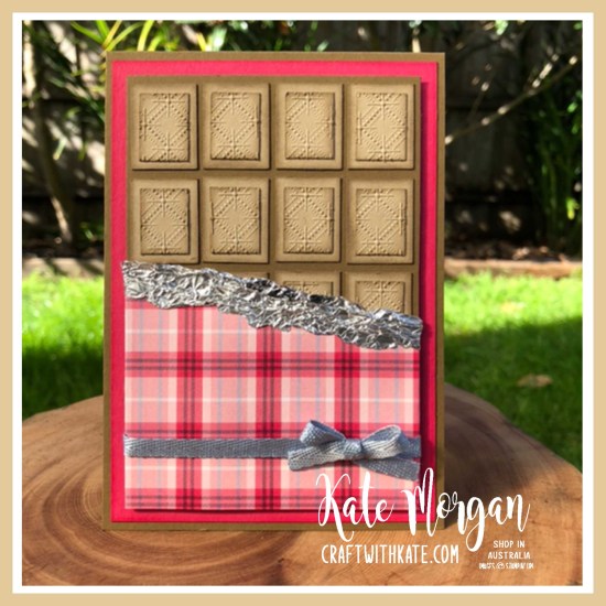 Nothing's Better Than Chocolate card by Kate Morgan, Stampin Up Australia 2020 Colour Creations Showcase Crumb Cake