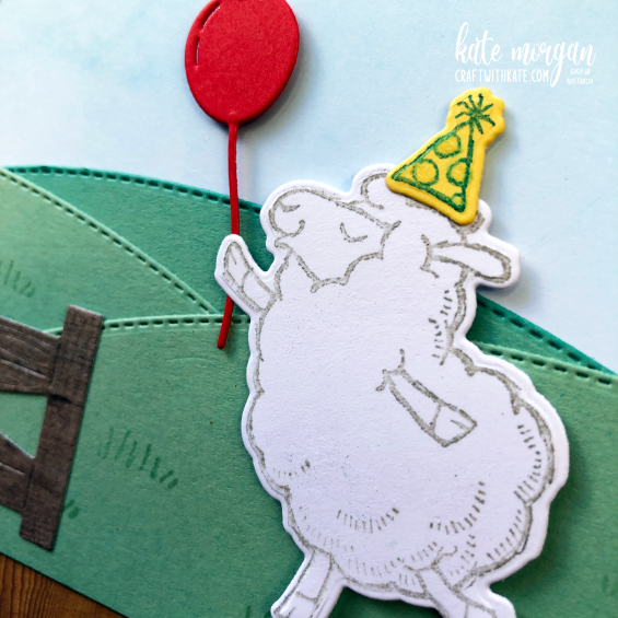 Count on Me Sheep card by Kate Morgan, Stampin Up Australia 2021 SAB