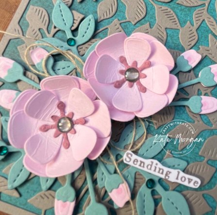 Pebbled Path Paper Florist Gorgeous Garden card by Kate Morgan Stampin Up Australia Colour Creations Blog Hop 2023 sending love