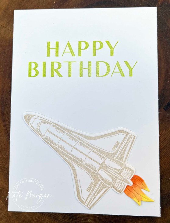 Reach for the Stars Personalised card by Kate Morgan Stampin Up Australia 2023 Crumb Cake Colour Creations Blog Hop inside