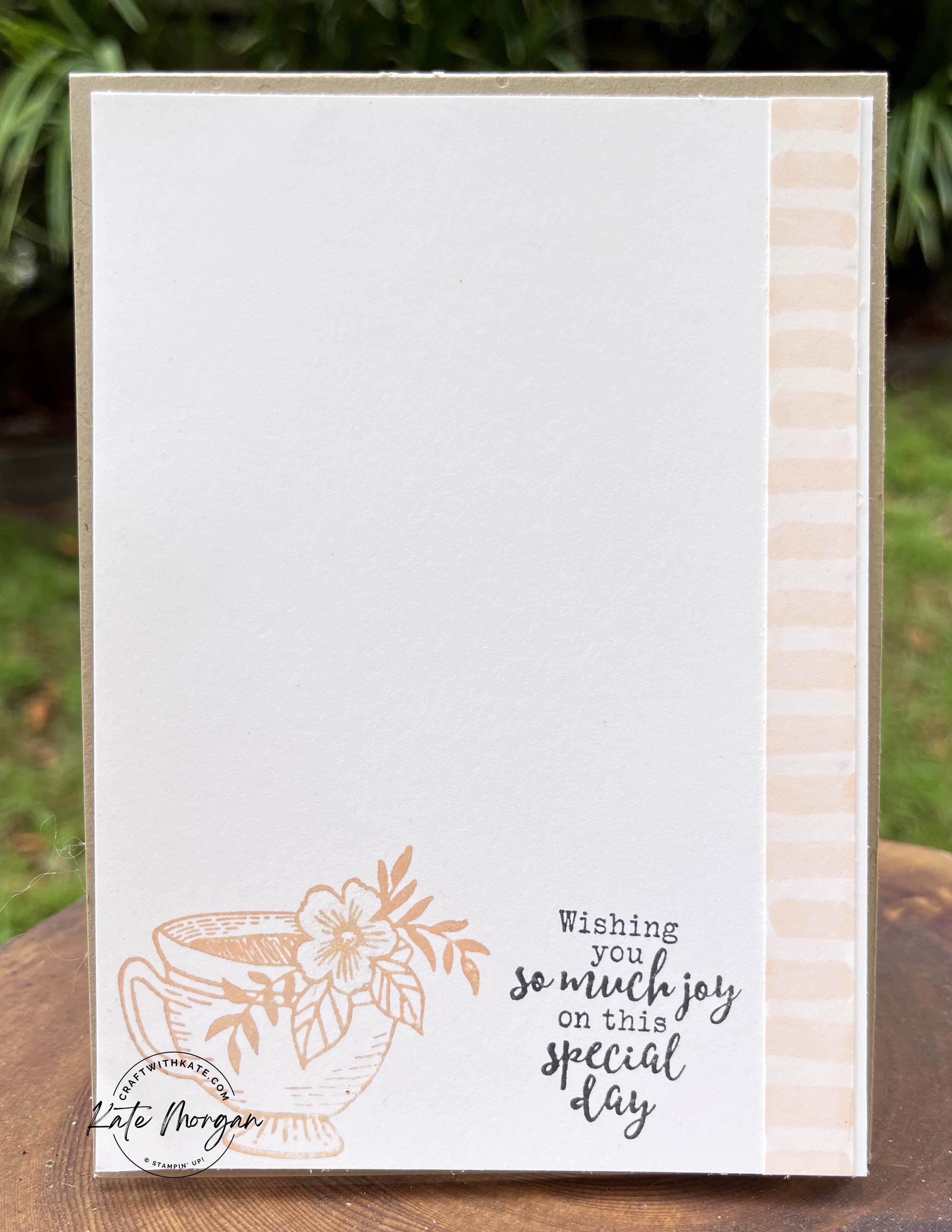 Everyday Details card for Petal Pink Colour Creations Blog Hop by Kate Morgan, Stampin Up Australia 2024 inside