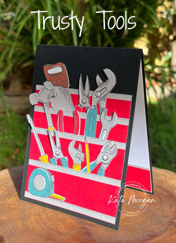 Trusty Toolbox Card by Kate Morgan, Stampin Up Australia 2024