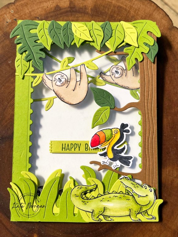 Jungle Pals Easel card Saleabration by Kate Morgan Stampin Up Australia 2024
