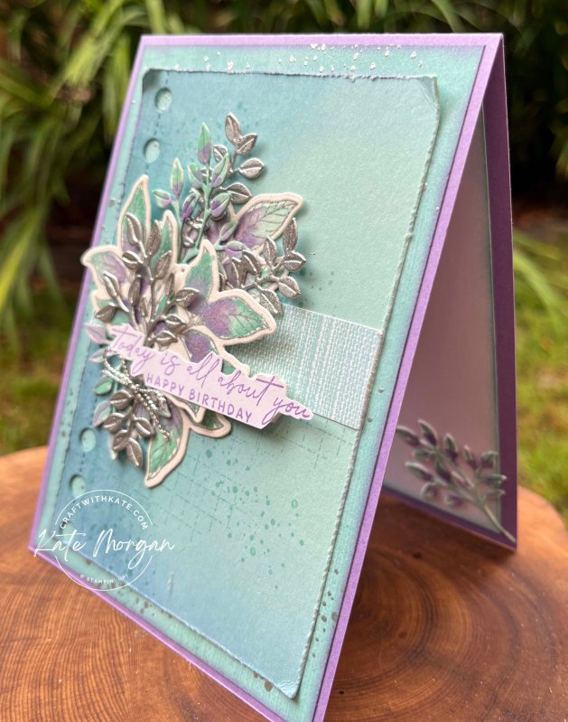 Notes of Nature card for Pool Party Colour Creations Blog Hop by Kate Morgan, Stampin Up Australia 2024 inside